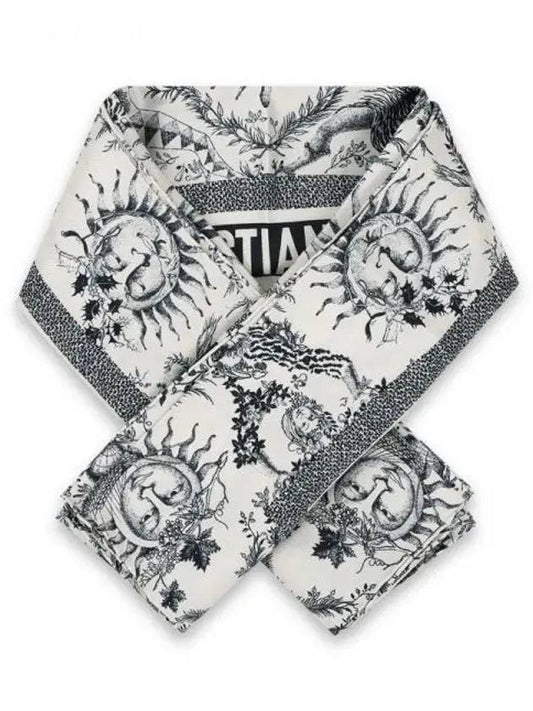 Toile De Jouy Scarf Grey - DIOR - BALAAN 2