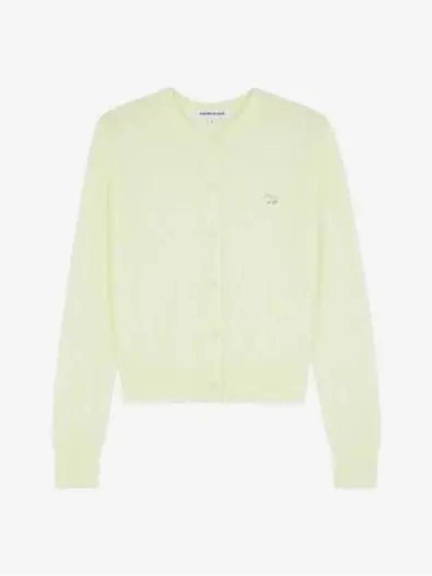 Baby Fox Patch Regular Cardigan Lemonade - MAISON KITSUNE - BALAAN 3