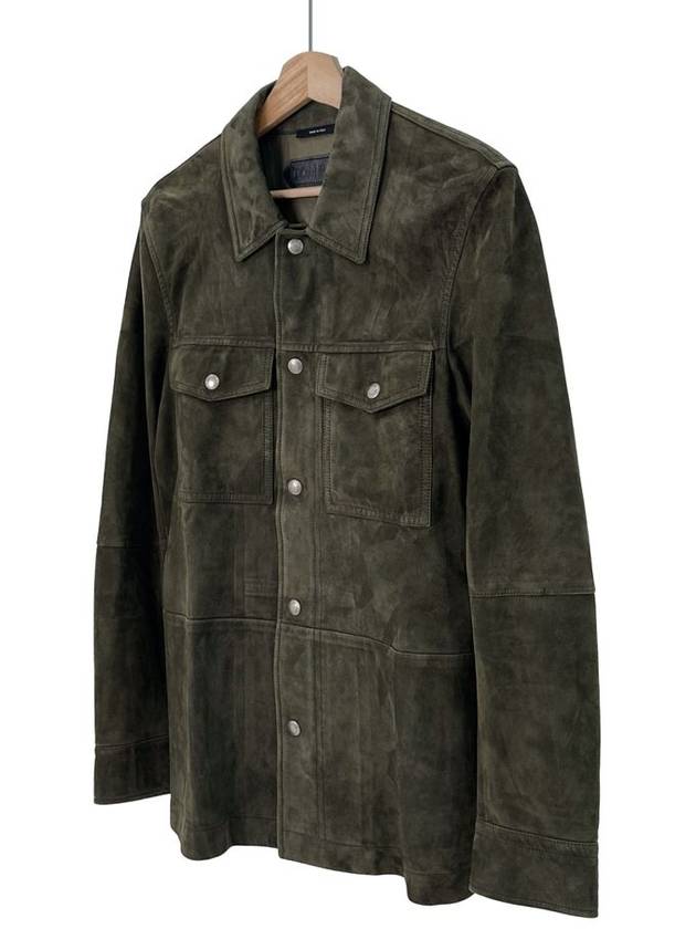 48 Lambskin Suede Shirt Trucker Work Jacket - TOM FORD - BALAAN 1