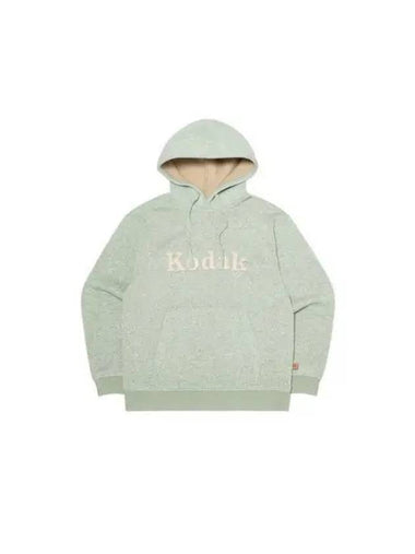 KODAK Apparel Brownie Semi overfit light warm brushed hood MINT GREEN - KODO - BALAAN 1