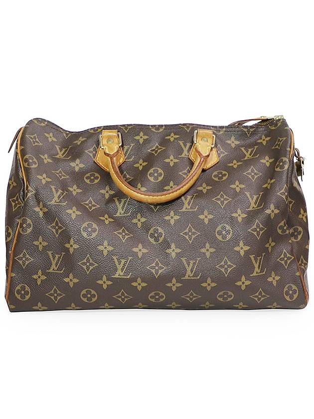 Louis Vuitton M41524 Monogram Canvas Speedy 35 Tote Bag - LOUIS VUITTON - BALAAN 4