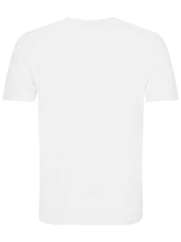 Logo Print Short Sleeve T-Shirt White - CP COMPANY - BALAAN 3