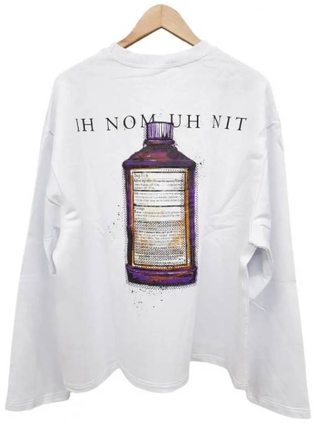 Bottle Syrup Long Sleeve T Shirt White - IH NOM UH NIT - BALAAN 5