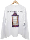 Bottle Syrup Long Sleeve T Shirt White - IH NOM UH NIT - BALAAN 5