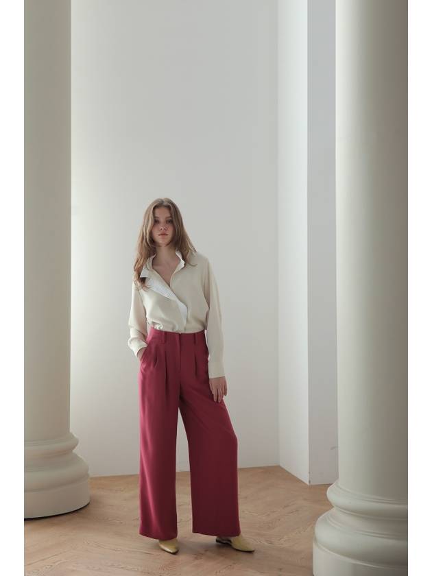 Kaisienne High Waist Wide Set up Pants - CAHIERS - BALAAN 9