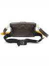 7VA472 Brown leather silver FF logo baguette belt bag 2WAY - FENDI - BALAAN 4