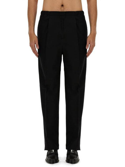 Straight Pants FB0979AR8S F0QA1 Black - FENDI - BALAAN 2