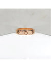 Lux You Diamond 1P Love Band Ring No 49 18K Rose Gold - CARTIER - BALAAN 3