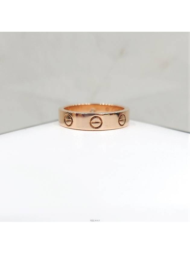 Lux You Diamond 1P Love Band Ring No 49 18K Rose Gold - CARTIER - BALAAN 3