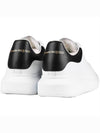 Oversized Leather Tab Low Top Sneakers White - ALEXANDER MCQUEEN - BALAAN 6