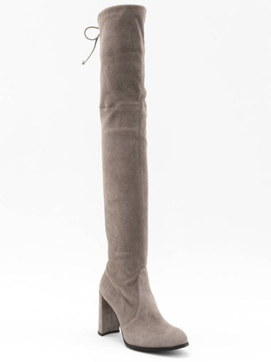 Highline suede long boots EU size sand WL52402 - STUART WEITZMAN - BALAAN 1