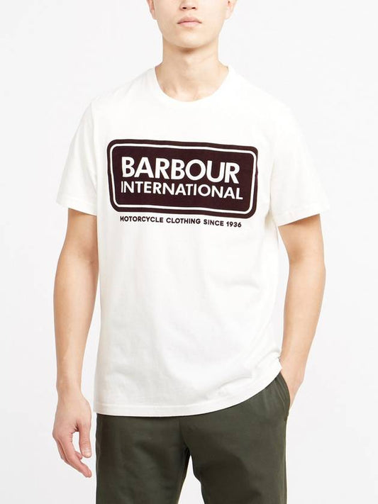 International Logo Short Sleeve T-Shirt White - BARBOUR - BALAAN.