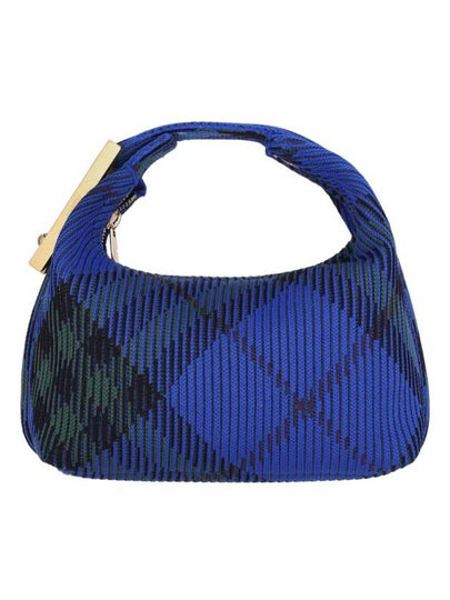 Peg Checked Duffel Bag Blue - BURBERRY - BALAAN 2