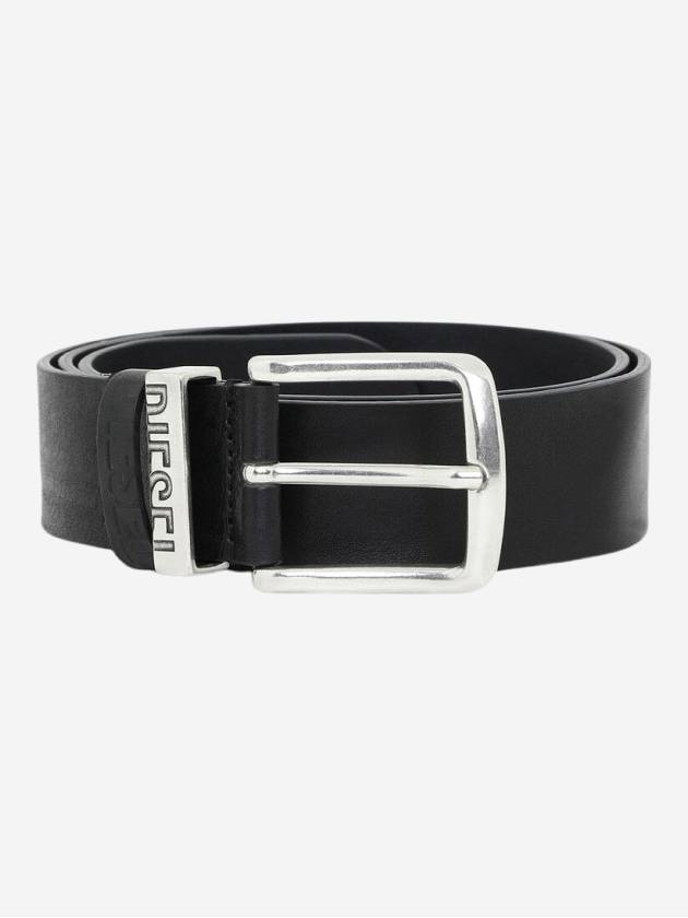 B Visble Leather Belt Black - DIESEL - BALAAN 2