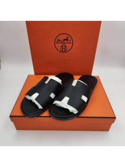 Izmir Sandal Calfskin & Noir - HERMES - BALAAN 2