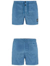 Men's Nylon Metal Swim Shorts Mid Blue - STONE ISLAND - BALAAN 5