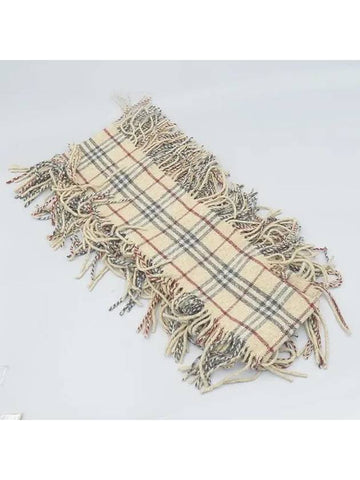 Lambswool muffler fashion accessories - BURBERRY - BALAAN 1