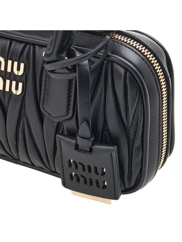 Arcadie Matelassé Mini Nappa Leather Cross Bag - MIU MIU - BALAAN 10