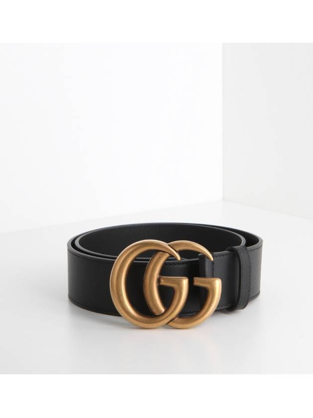 GG Marmont Belt Black 400593 AP00T 1000 - GUCCI - BALAAN 1