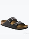 Arizona Oiled Leather Slippers Black - BIRKENSTOCK - BALAAN 2