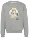 Maison Kitsune Fox Print Men s Brushed Sweatshirt NM00314 H131 - POLO RALPH LAUREN - BALAAN 2