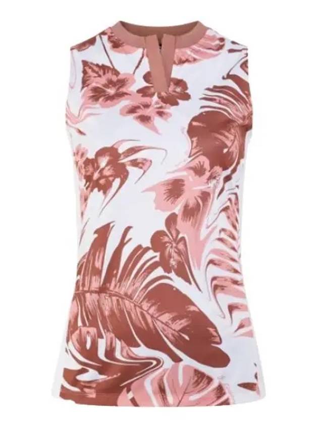 Golf Meya Print Sleeveless Top GWJT07430 S183 Women's Meya Print Sleeveless Top - J.LINDEBERG - BALAAN 2