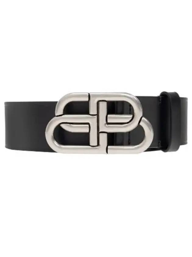 BB Extra 40 Leather Belt Black - BALENCIAGA - BALAAN 2