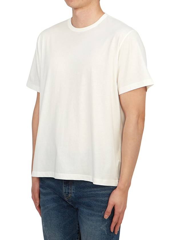 New Box Cotton Crew Neck Short Sleeve T-Shirt White - OUR LEGACY - BALAAN 3