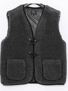 Jules Jacket Vest Heather Grey - A.P.C. - BALAAN 3