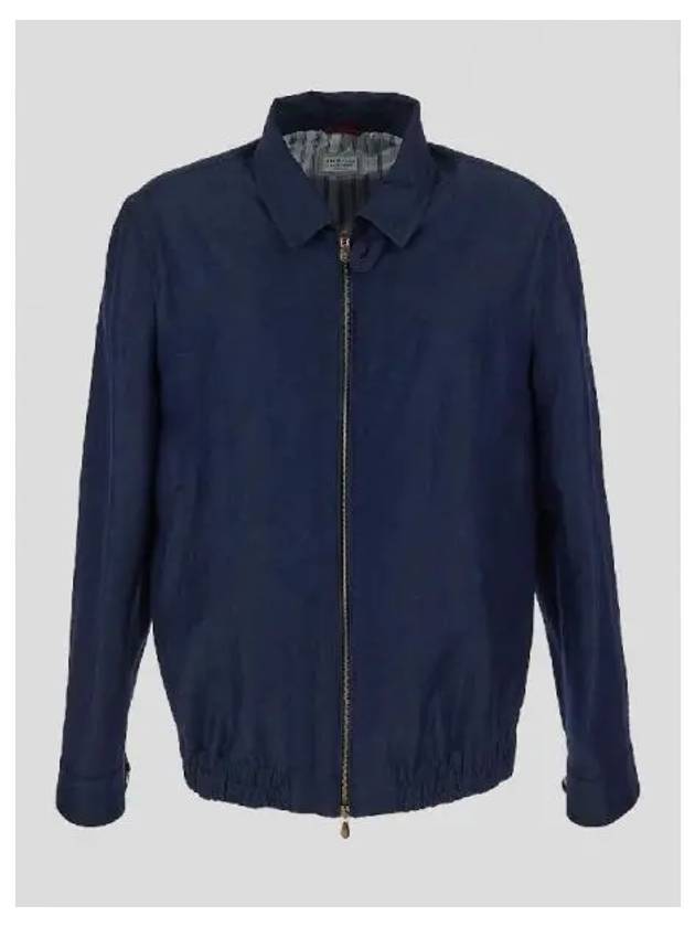 Denim effect bomber jacket 271839 - BRUNELLO CUCINELLI - BALAAN 1