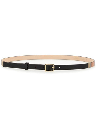 Striped Leather Belt W1A7614LSKSIG - PAUL SMITH - BALAAN 2