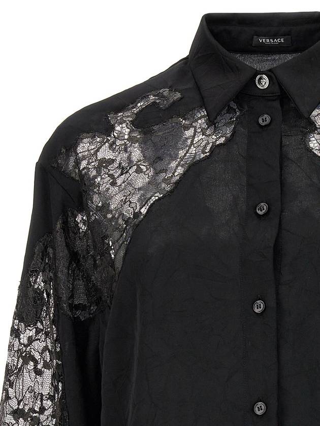 Shirt 10094901A069311B000 Black - VERSACE - BALAAN 4