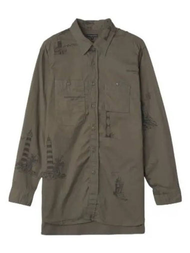 Work Shirt Olive LN024CT227 - ENGINEERED GARMENTS - BALAAN 1