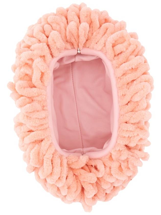 Chenille Mini Pouch Bag Pink - BOTTEGA VENETA - BALAAN 5