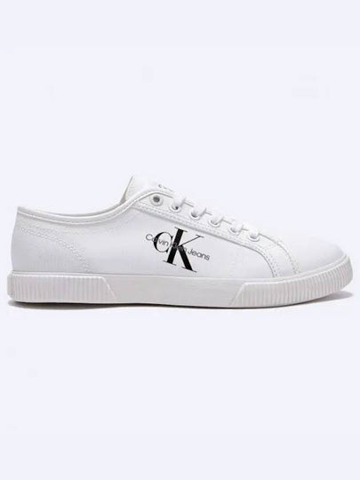 Jeans Monaco Low Top Sneakers White - CALVIN KLEIN - BALAAN 2