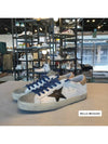 Gold Heel Tab Navy Superstar Classic Leather Low Top Sneakers White - GOLDEN GOOSE - BALAAN 2