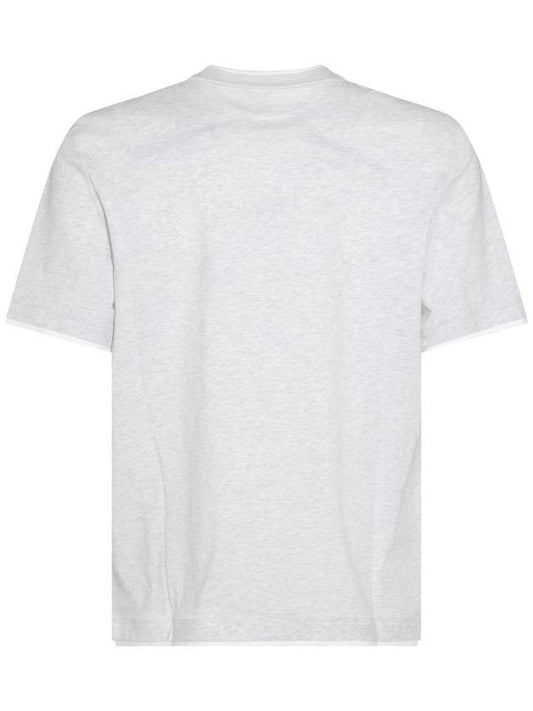 Short Sleeve T-Shirt White - BRUNELLO CUCINELLI - BALAAN 1