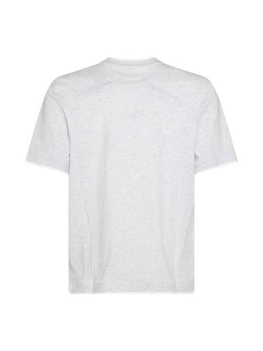 Cotton Short Sleeve T-Shirt White - BRUNELLO CUCINELLI - BALAAN 1