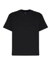 Double Layer Cotton Short Sleeve T-Shirt Black - BOTTEGA VENETA - BALAAN 2