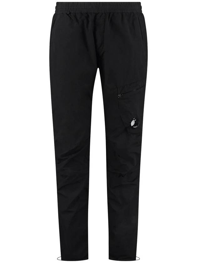 Men's Lens Wappen Cargo Straight Pants Black - CP COMPANY - BALAAN 3