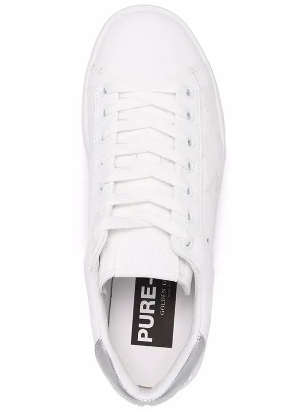 Women's Silver Tab Pure Star Low Top Sneakers White - GOLDEN GOOSE - BALAAN 5