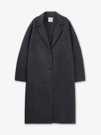 Notched lapel mid length coat - TOTEME - BALAAN 2