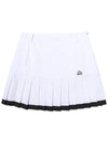 Hem point pleated skirt BLACK - 20THHOLE - BALAAN 3