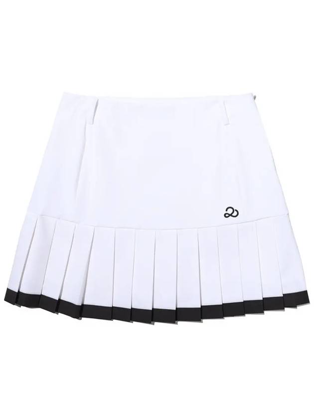 Hem point pleated skirt BLACK - 20THHOLE - BALAAN 3