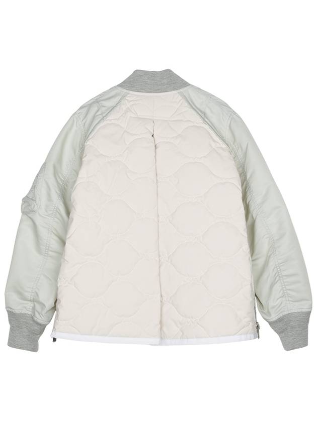 Nylon Twill Ripstop Jacket White - SACAI - BALAAN 3