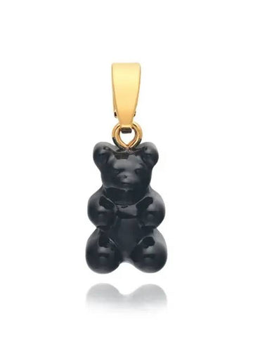 NOSTALGIA BEAR BLACK CLASSIC CONNECTOR WOMEN S CHARM - CRYSTAL HAZE - BALAAN 1