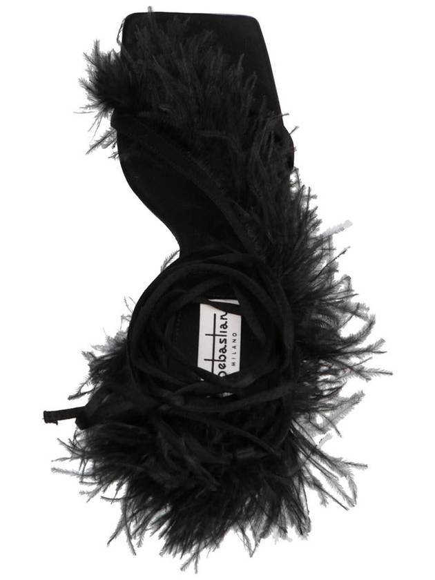 Sebastian 'Feather Wrap’ Sandals - SEBASTIAN - BALAAN 3