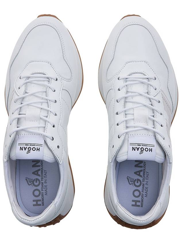 Logo Nappa Leather Low Top Sneakers White - HOGAN - BALAAN.