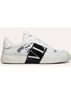 VLTN Logo Band Low-Top Sneakers White Black - VALENTINO - BALAAN 2