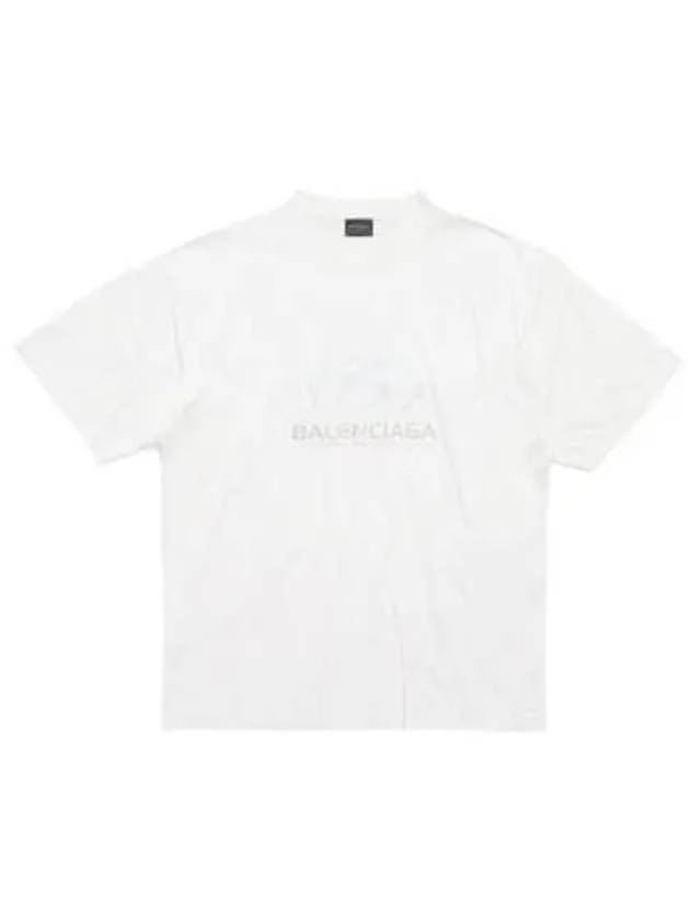 Surfer Medium Fit Short Sleeve T-Shirt White - BALENCIAGA - BALAAN 2